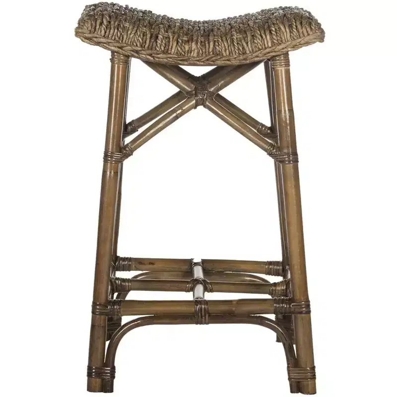 Ramiro Stool - SEA7011 - Brown - Safavieh