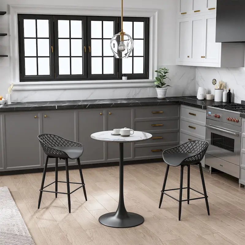 Kurv Mid-century Modern Counter Height Cafe Table