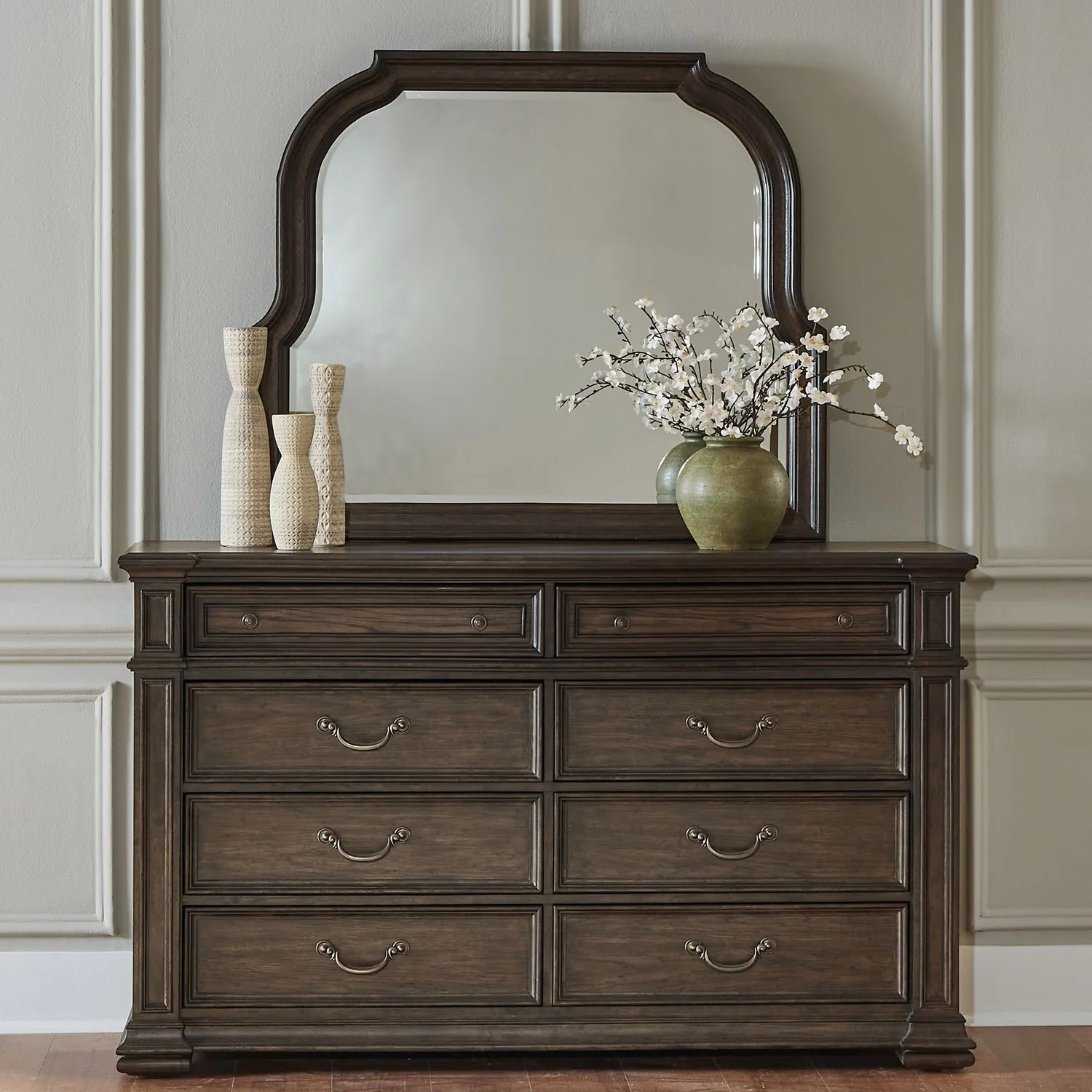 Dresser & Mirror - Chateau Brown — the Providence Park Collection remains a testament to the enduring power of classic design