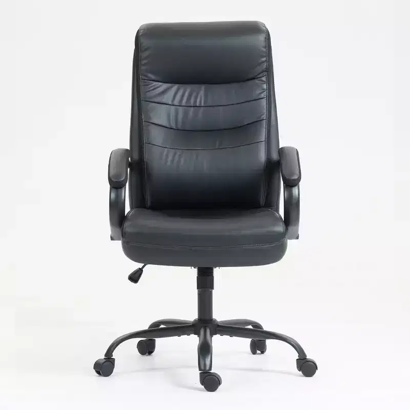 Okak Modern High-Back Upholstered Task Office Chair,Adjustable Swivel Computer Chair for Office,Study,Vanity Room