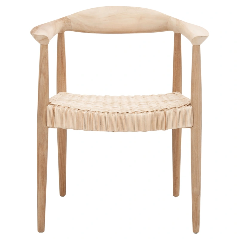 SAFAVIEH Wilda Rope Rattan Accent Chair - 24.8 W x 18.9 L x 30.7 H - 25Wx19Dx31H