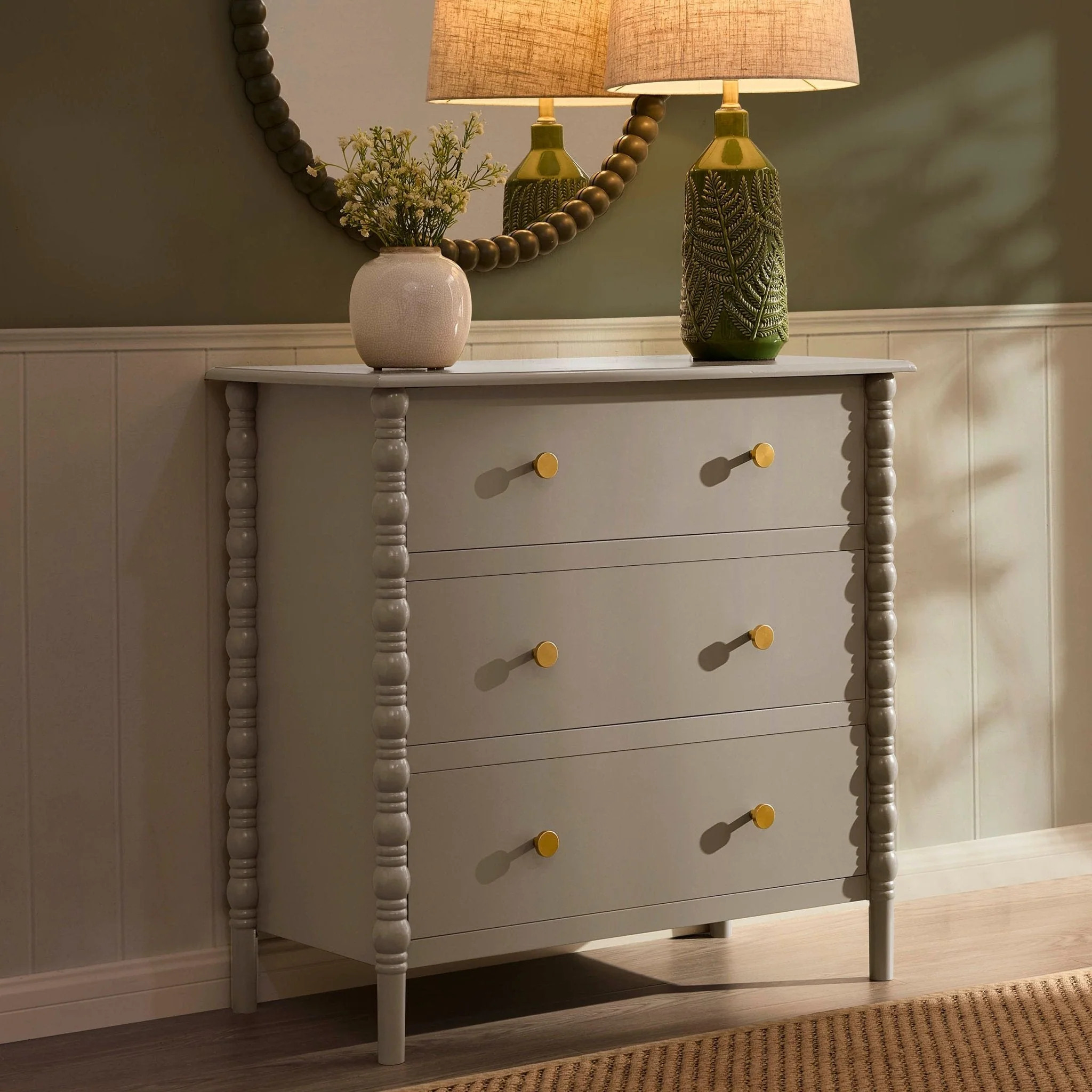 3 Drawer Chest - Taupe