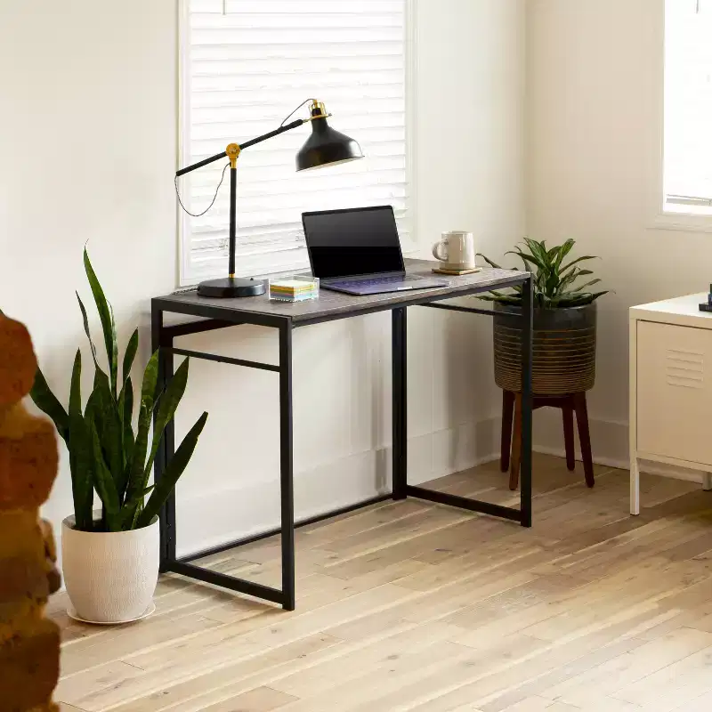 Rustic Home Office Folding Computer Desk - 40
