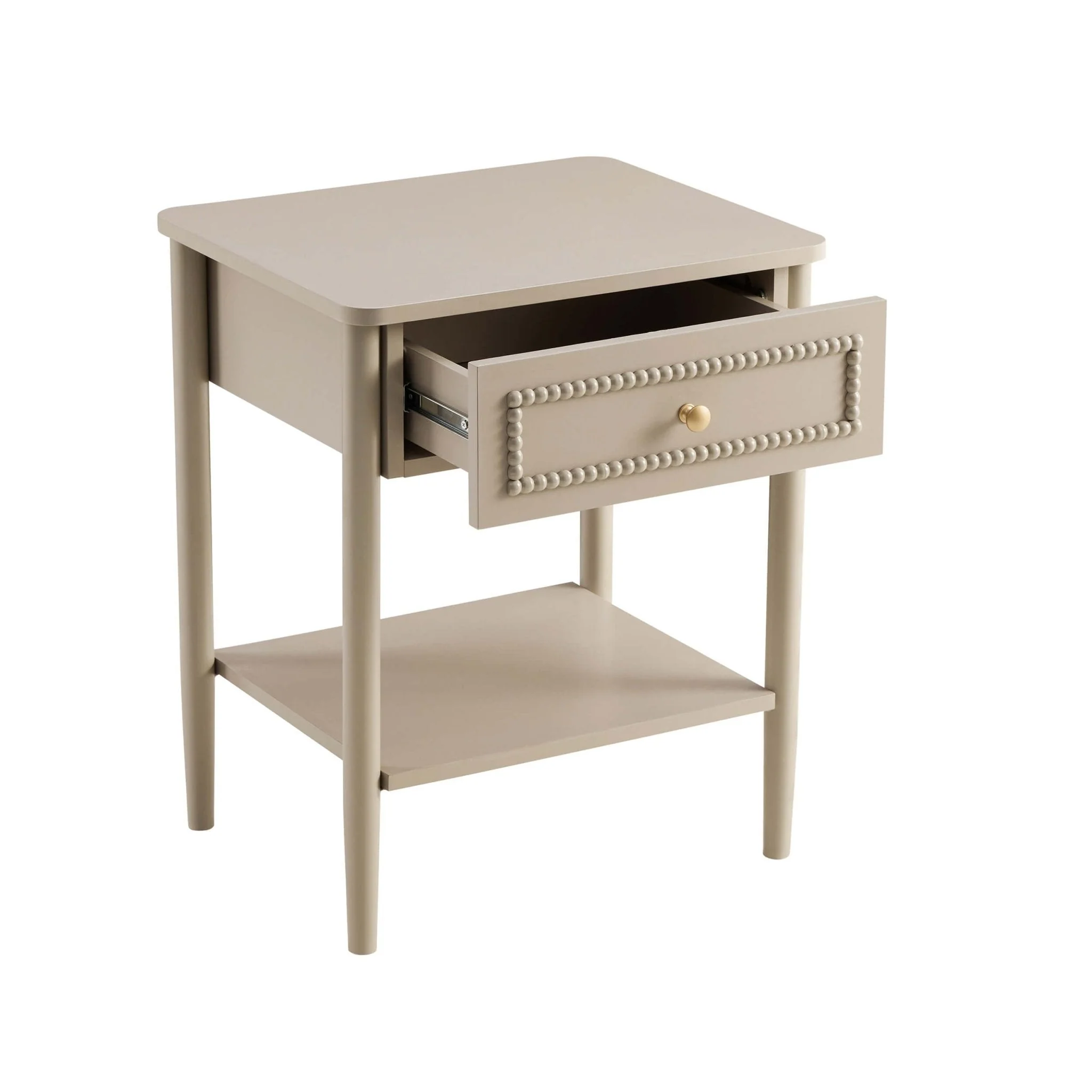 1 Drawer Nightstand - Taupe