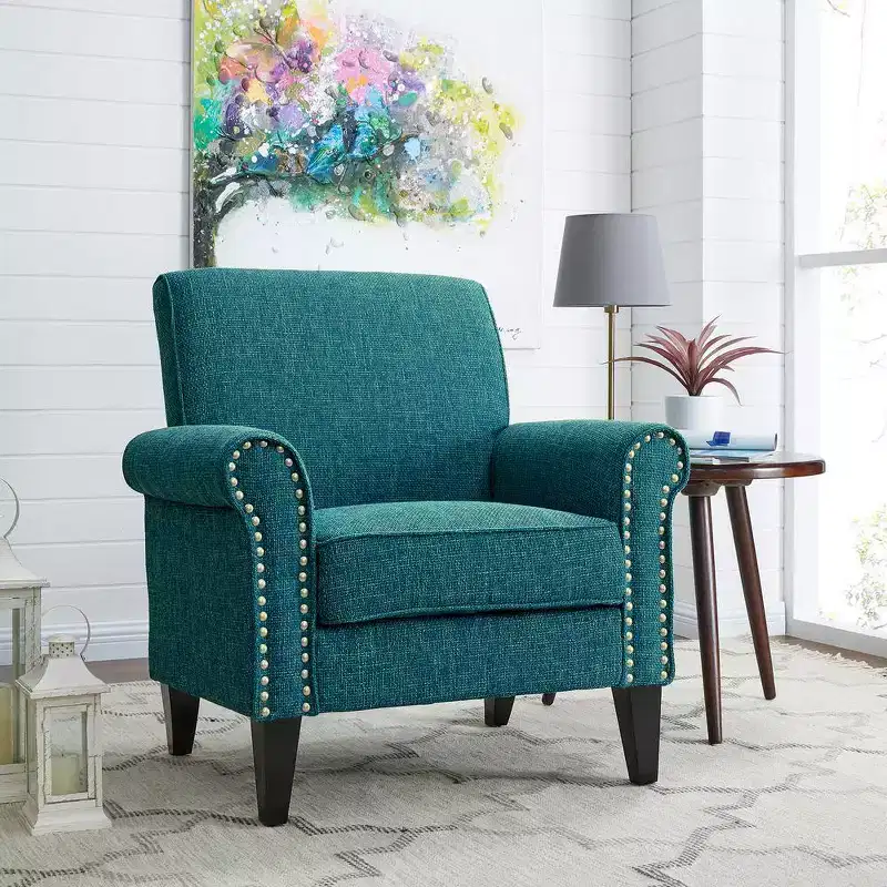 HL Home,Traditional Armchair with Nailheads