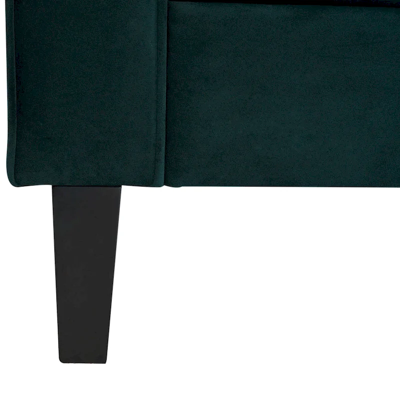 Viola Velvet Cushion 3-Seater Sofa Couch by Christopher Knight Home