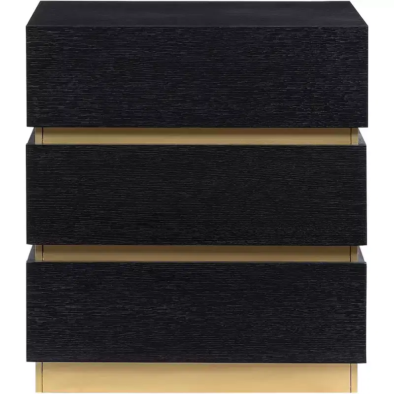 Meridian Furniture,Zaylan Black Nightstand