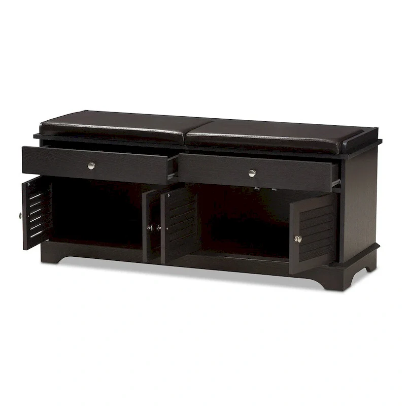 Foldable Rolling Wooden Kitchen Cart with 3 Tiers