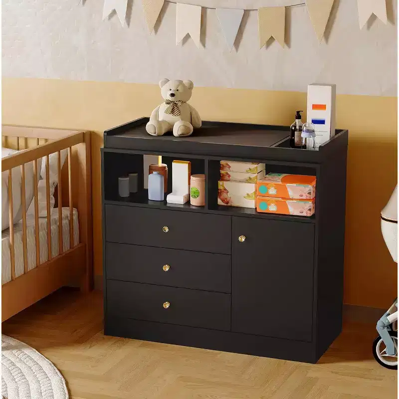 3-in-1 Baby Dresser with Changing Table