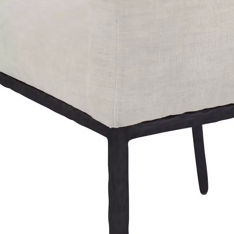 Meridian Furniture,Reeves Chenille Fabric Dining Chair, Set of 2