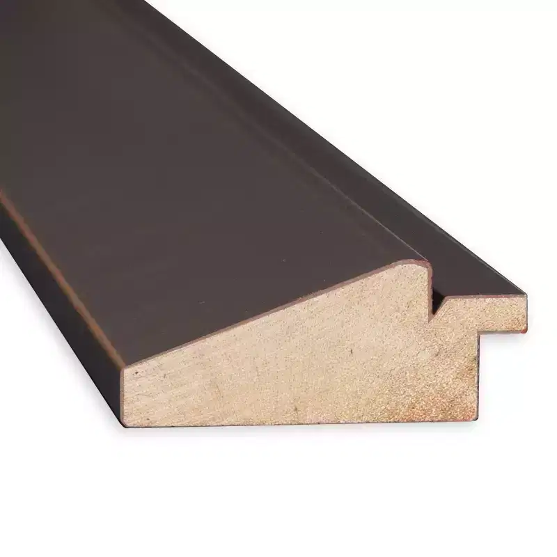 41 x 29 Beveled Lara Bronze Wood Wall Mirror - Amanti Art: Modern Rectangular, No Assembly Required