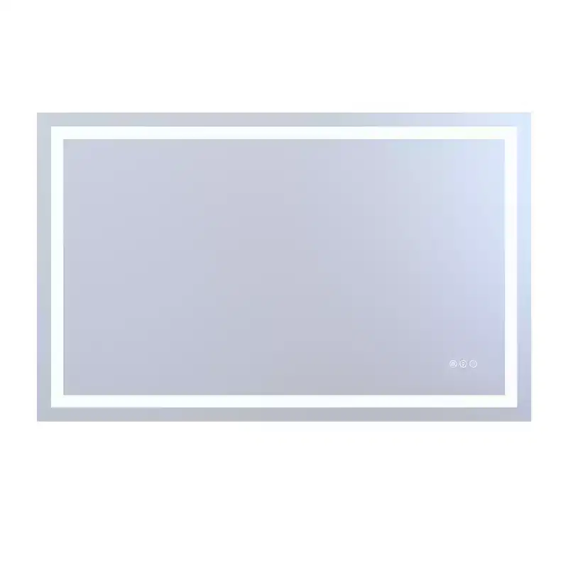 SUMERAIN 48x30 Wall Bathroom Mirror with 3 Color, Anti-Fog ETL Smart LED Vanity Mirror with Light