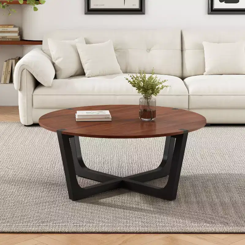 Christopher Knight Home Vandor Modern Acacia Wood 44 Round Coffee Table