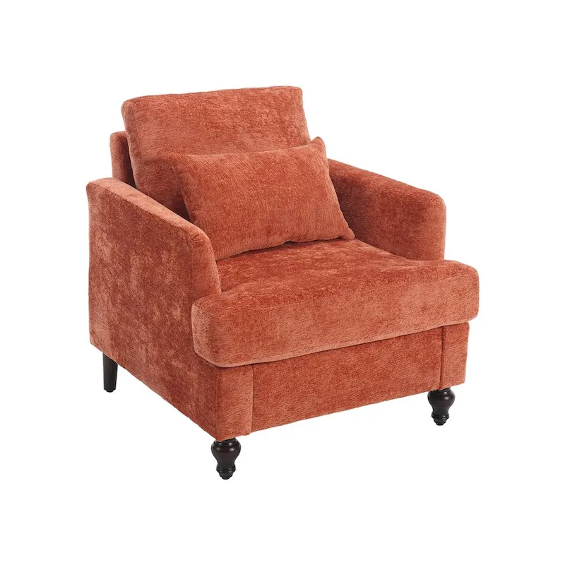 Wooden Frame Armchair, Modern Accent Chair Lounge Chair