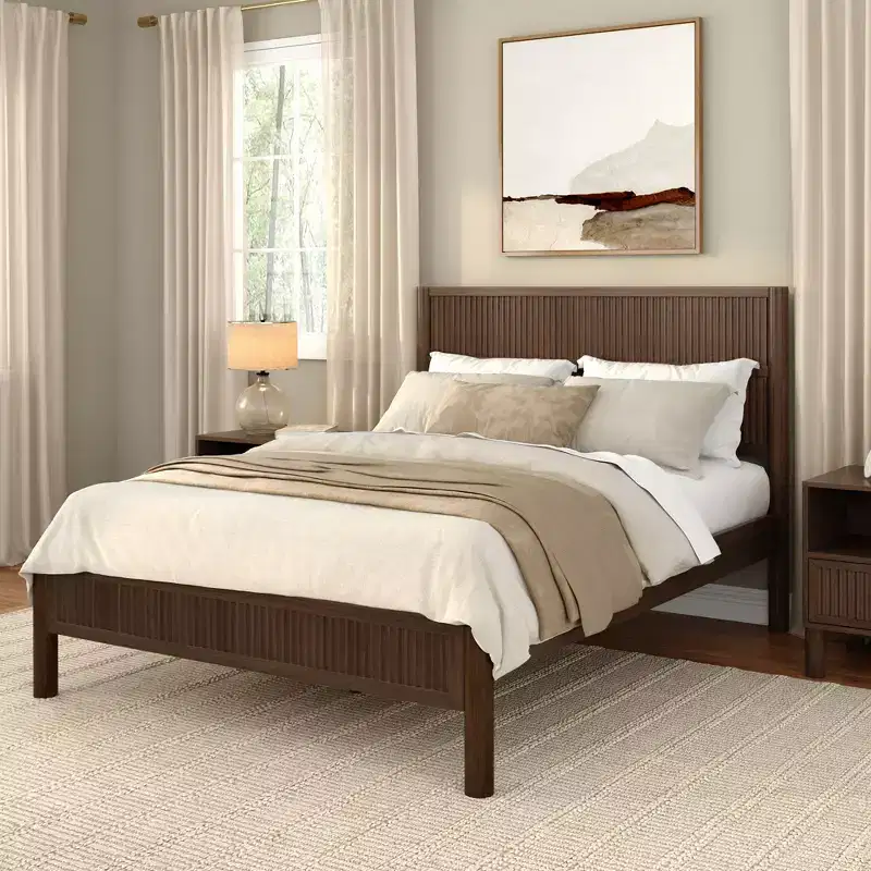 Sera Fluted Queen Bed