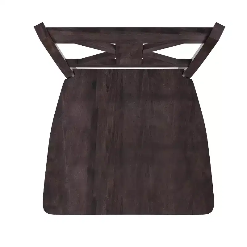 Commercial Grade Solid Wood Modern Farmhouse Counter Height Barstool