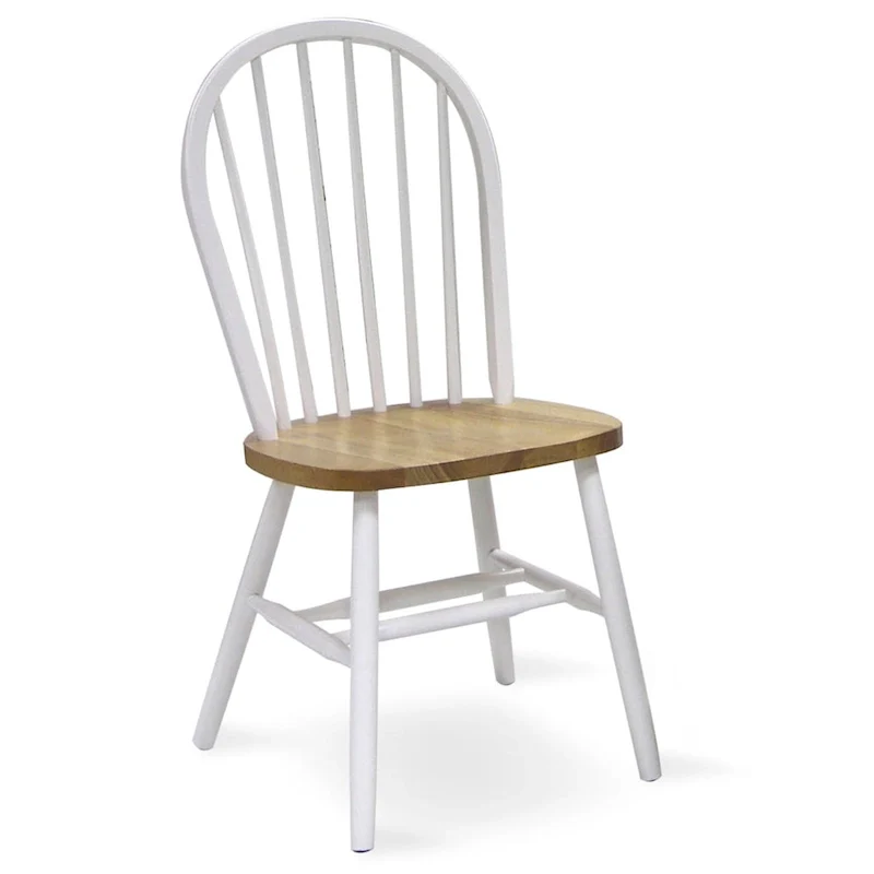 Solid Wood Windsor Spindle Back Dining Chair – Classic Kitchen Chair