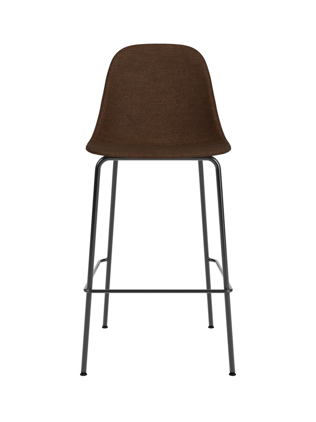 Upholstered Side Bar Chair ¨C Adjustable Height, Geometric Steel Base