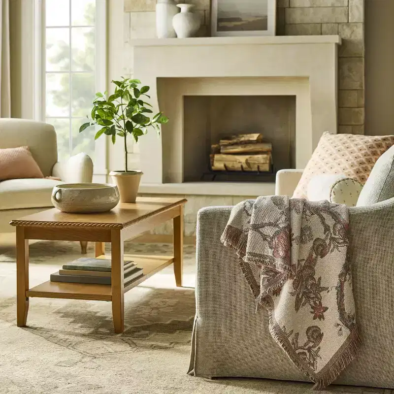 Azorella Coffee Table Oak Brown - Threshold™ designed with Studio McGee