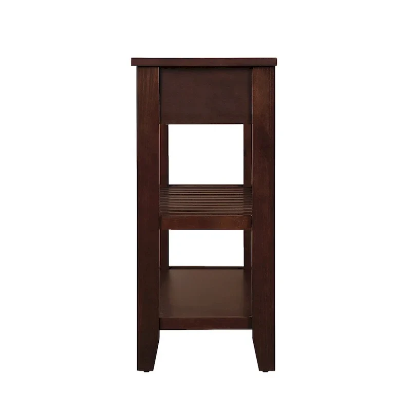 42 Console Sofa Table with Drawers and Tiers Shelves
