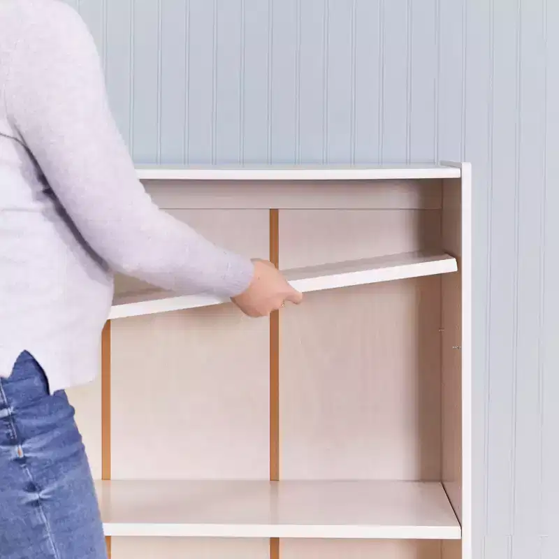 ECR4Kids Wooden Classic Bookcase with Adjustable Shelves, 48in, Classroom Bookshelf