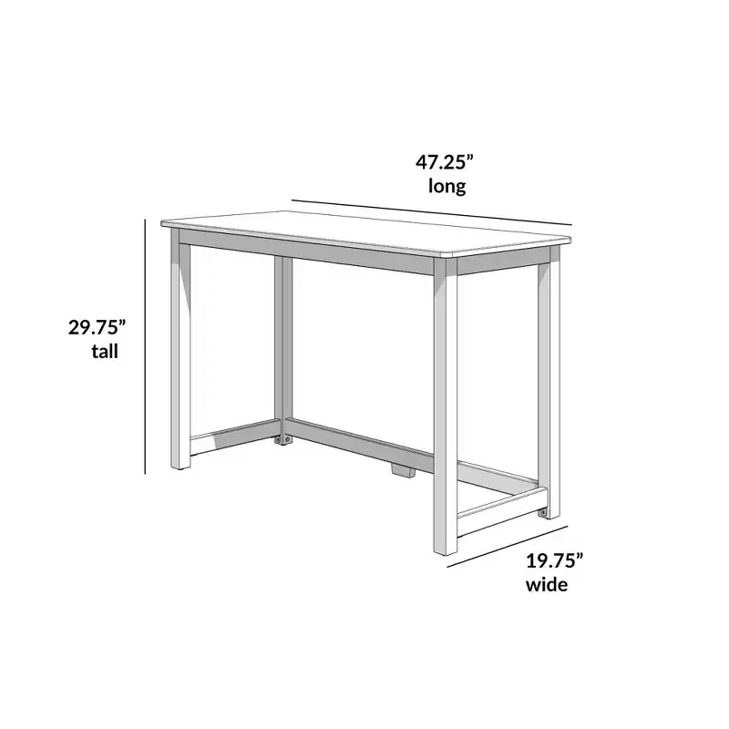 Solid Wood Writing Desk 47