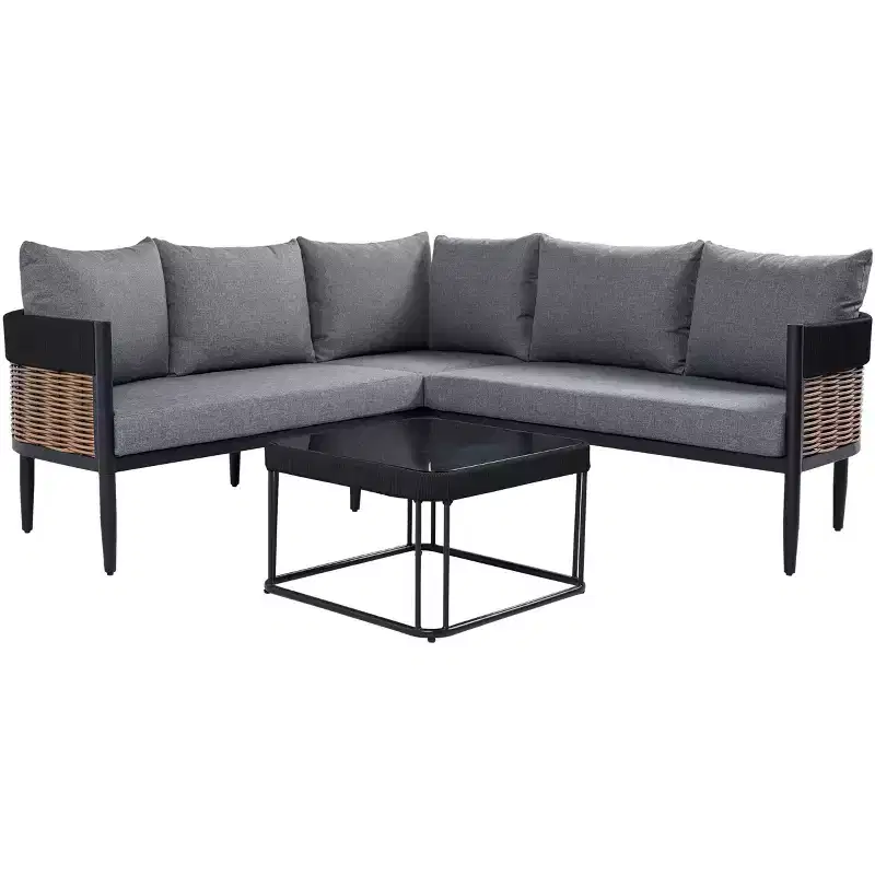 Harrison 4 Piece Patio Seating Set - Indoor/Outdoor - PAT7744 - Safavieh