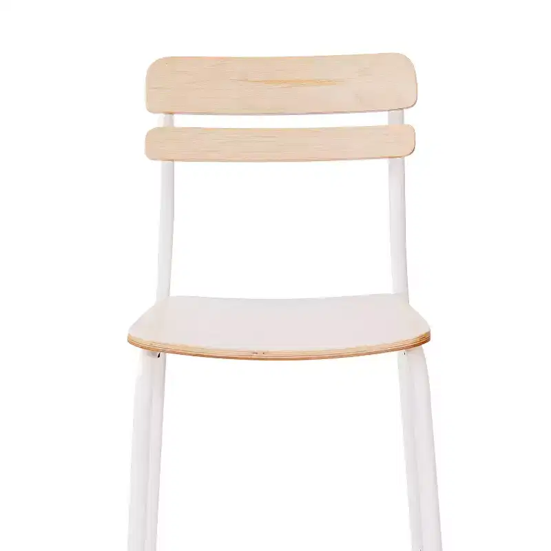 Flash Furniture 2 Pack Cyprus Commercial Grade Solid Wood Bar Stools with Metal Frames and Antique Finish
