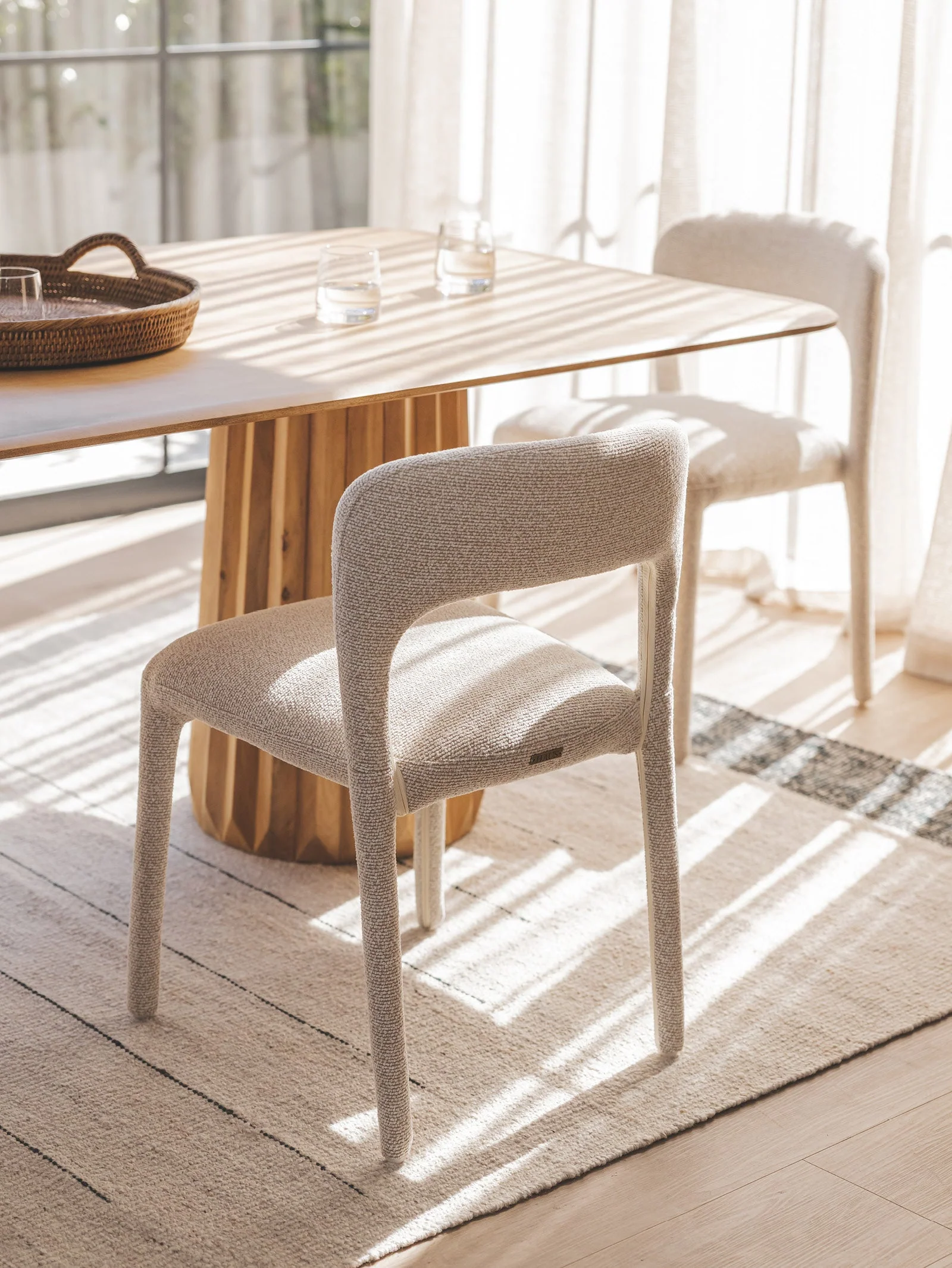 Modern Fabric Dining Chair for Dining Room
