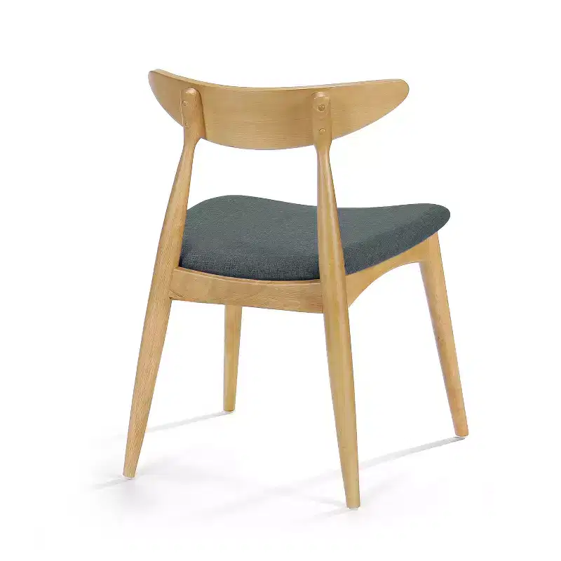 Christopher Knight Home Barron Mid Century Modern Rubberwood Fabric Upholstered Dining Chairs (Set of 2)