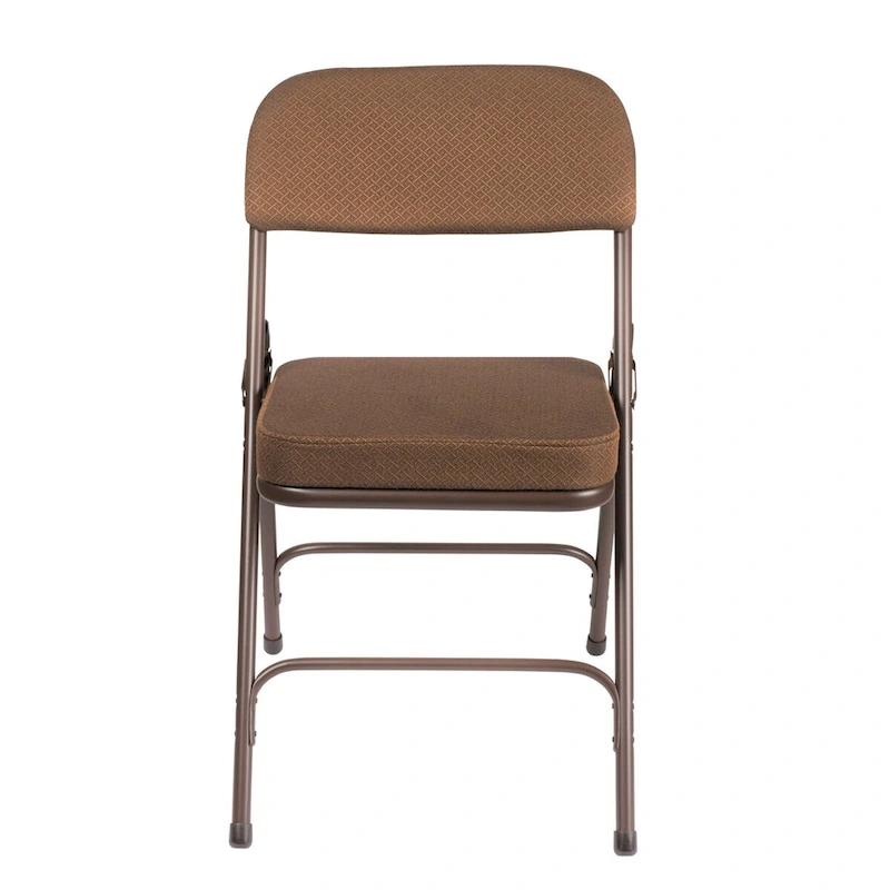 Hampden Furnishings Bernadine Collection Deluxe Fabric Padded Folding Chair, Pack of 2