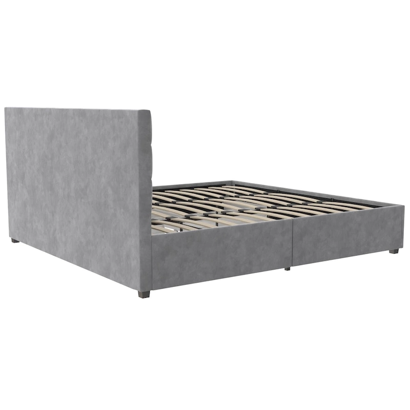 CosmoLiving Serena Upholstered Bed with Drawers