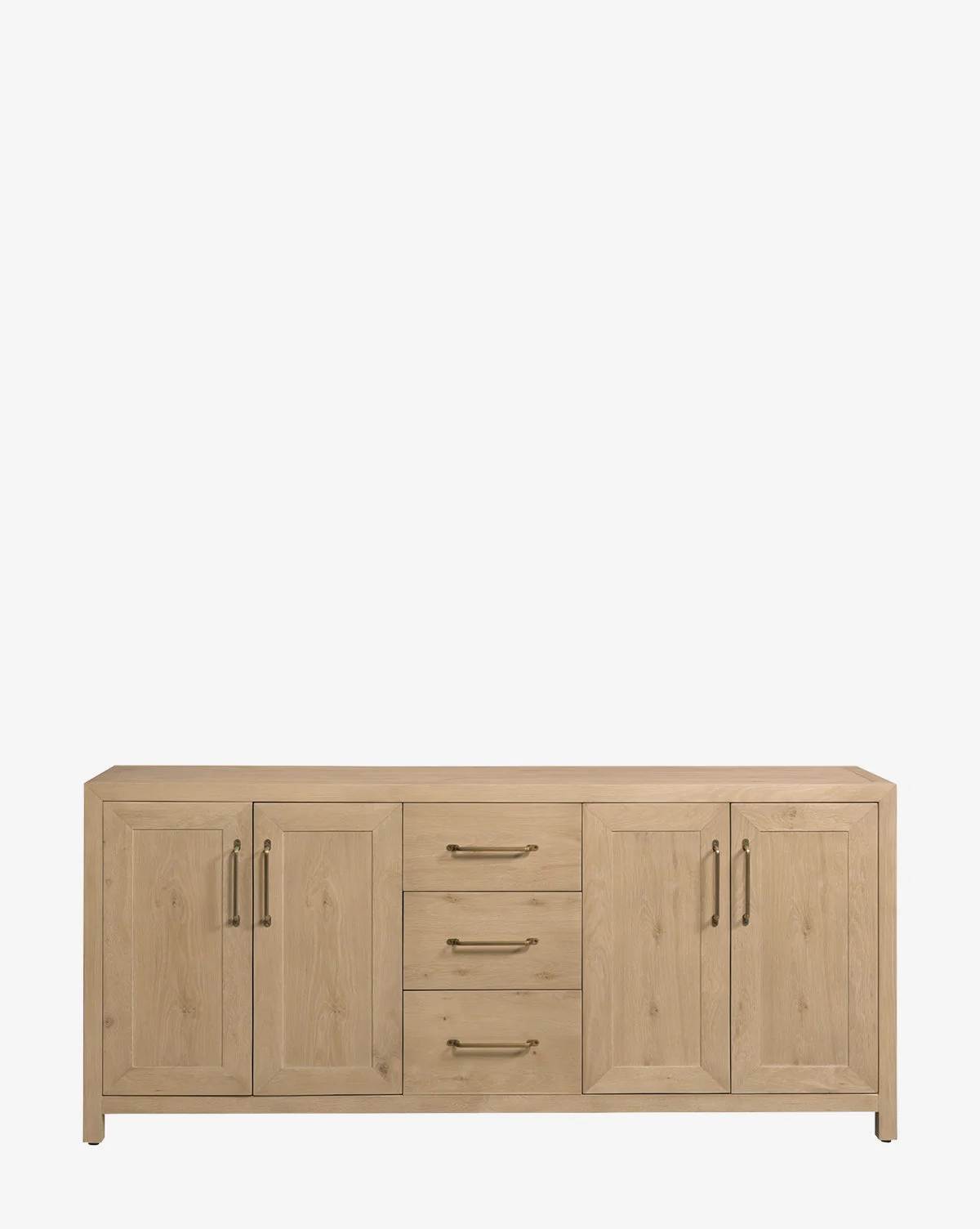 Modern Wood Console Table with Streamlined Design for Living Room