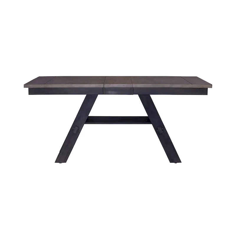 Industrial Counter Height Pub Table with 2 PU Upholstered Stools