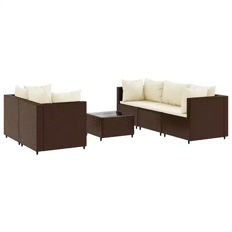 vidaXL Patio Lounge Set Set of 8