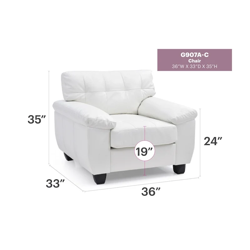 Gallant Upholstered Accent Chair - 36L x 33W x 35H
