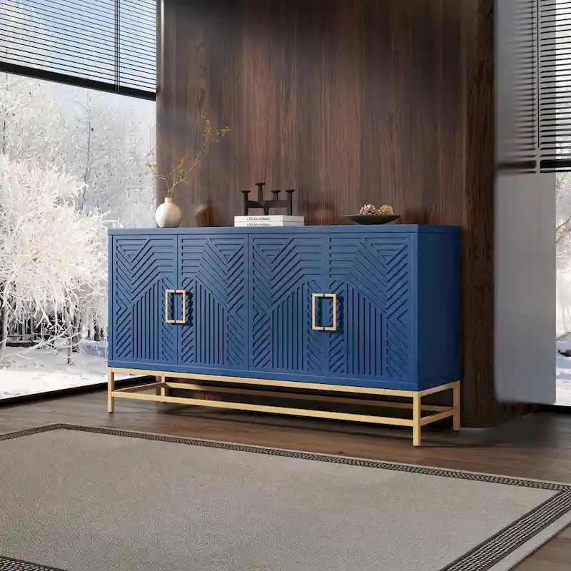 Sideboard Buffet Cabinet with Adjustable Shelves