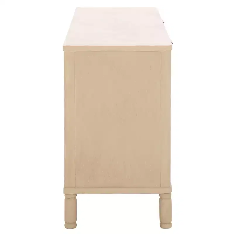 2-Door TV Stand | Desert Brown / Matte Black / Natural | Fits up to 43