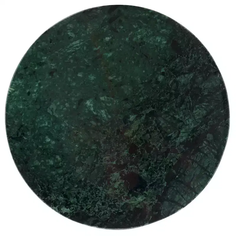 Karik Round Side Table - ACC3735A - Dark Green/Black - Safavieh