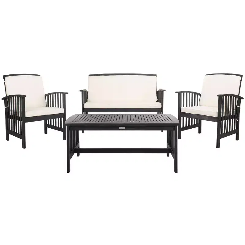 Rocklin 4 Piece Patio Set - Indoor/Outdoor - PAT7007 - Safavieh