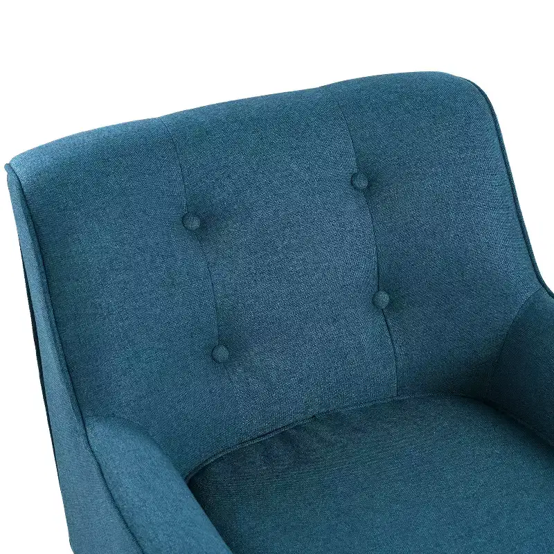 Christopher Knight Home Calix Mid-Century Modern Button Tufted Upholstered Accent Chair