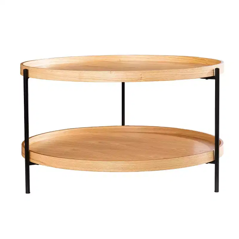 Verlington Round Cocktail Table - Natural - SEI
