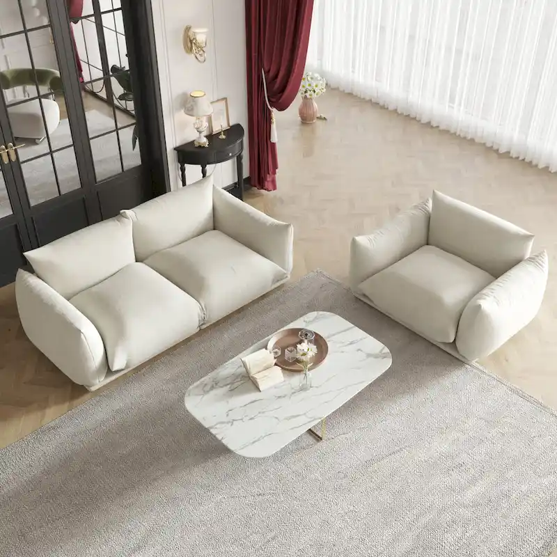 Modular Upholstered Sectional Sofas Chenille Fabric Lounge Counches