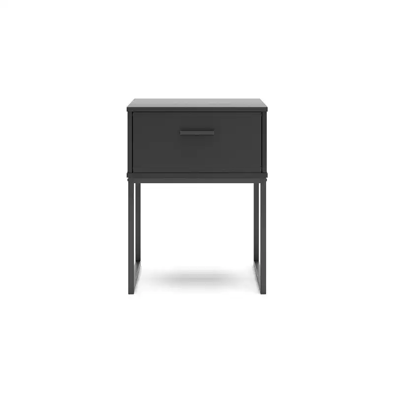 Signature Design by Ashley Socalle 1 Drawer Nightstand, Black