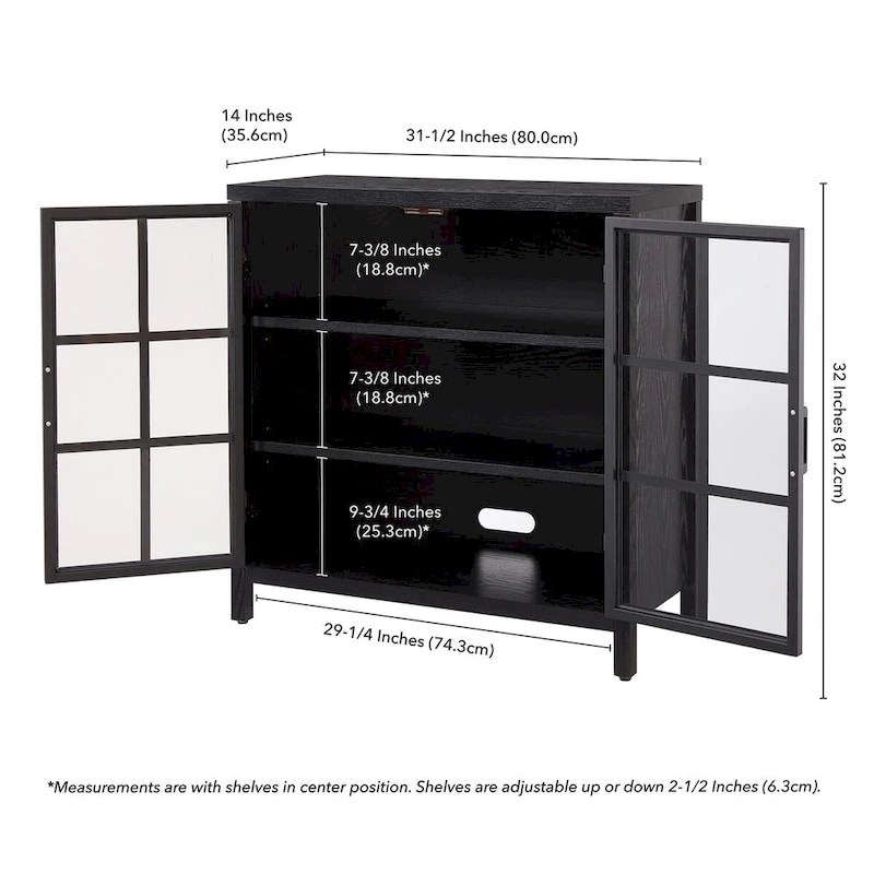 Bennett 32 Wide Rectangular Accent Cabinet - 31.5 Wide