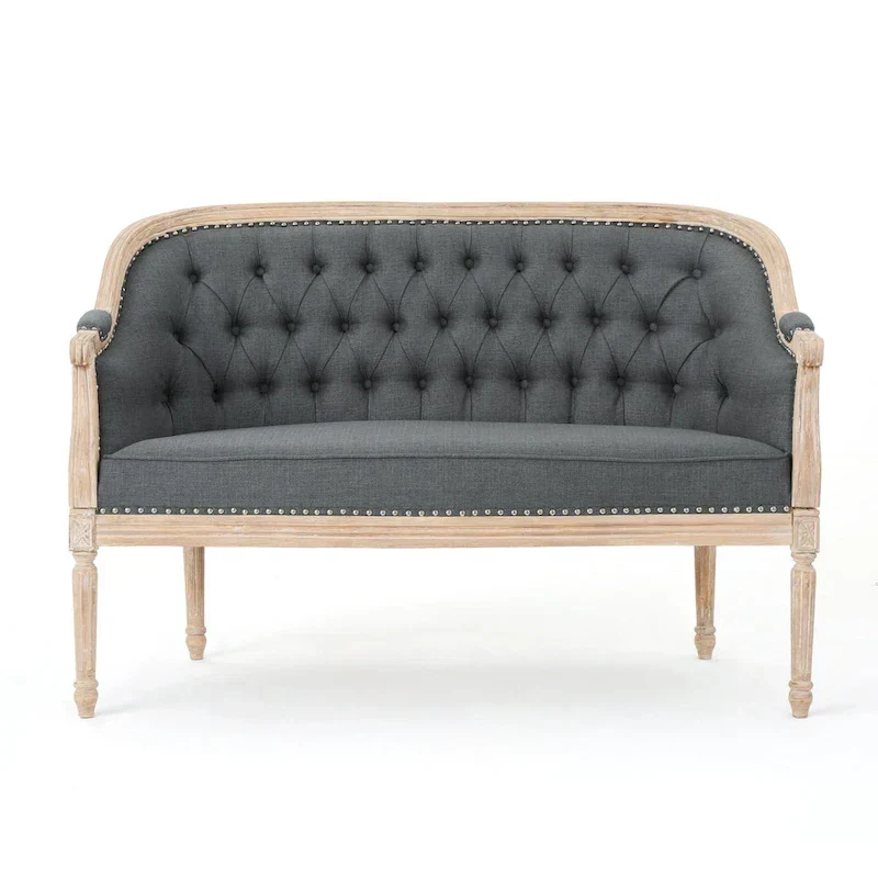 Faye Tufted Upholstered Loveseat by