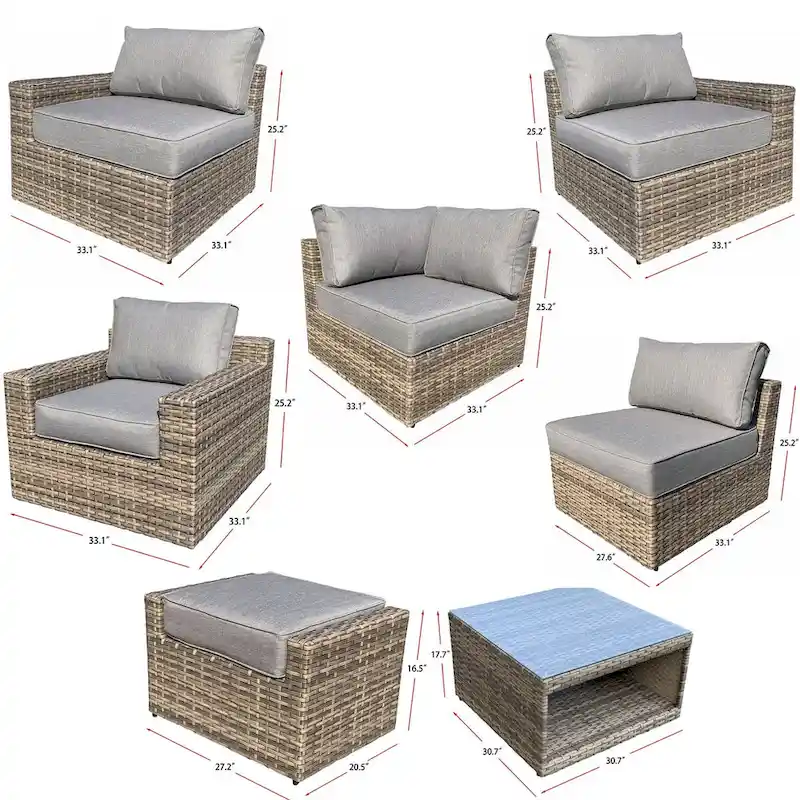 Vantura 10-Piece Fire Seating Set