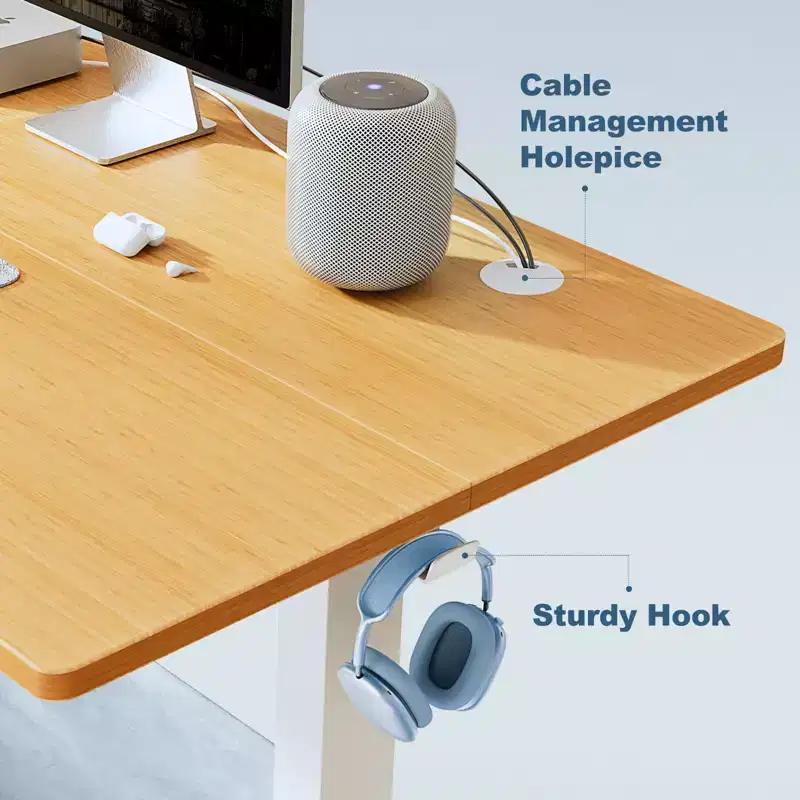 Sweetcrispy 55 Wide Height Adjustable Standing Desk