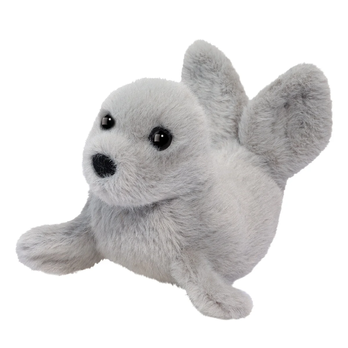 Lil' Baby Seal Soft Plush Stuffed Animal Toy Gray Cute