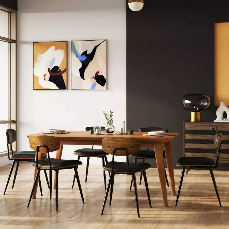 Set of 2 Modern Dining Chairs